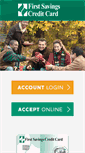 Mobile Screenshot of firstsavingscc.com